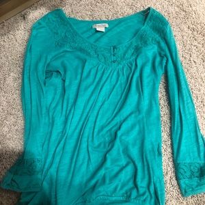 Lucky brand, 3/4ths sleeve, shirt